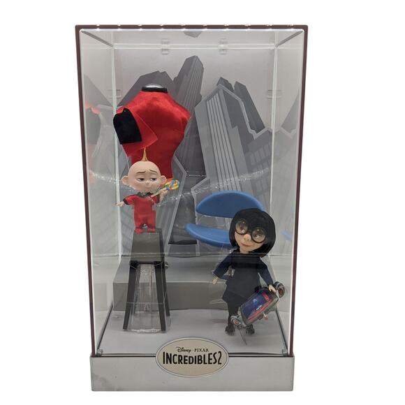 Edna Mode and Jack Jack Doll Set - Disney Designer Collection The Incredibles - Picture 1 of 10